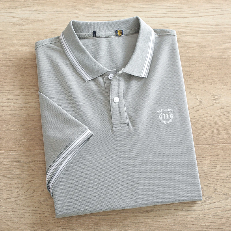 舒适透气品牌撤柜中年男士短袖POLO衫夏季薄款休闲翻领T恤上衣