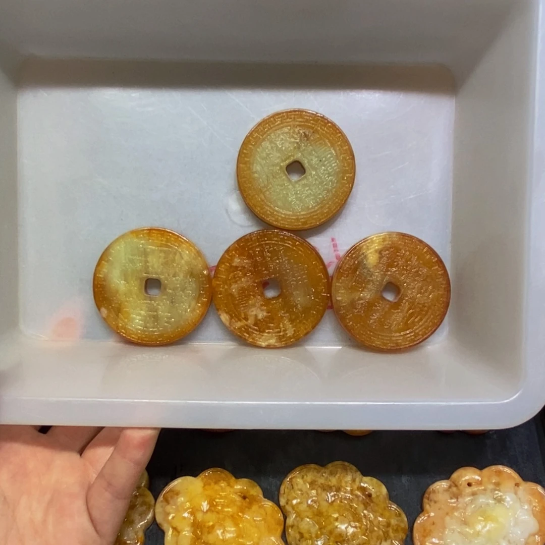 蛇纹石玉未镶嵌颈饰148