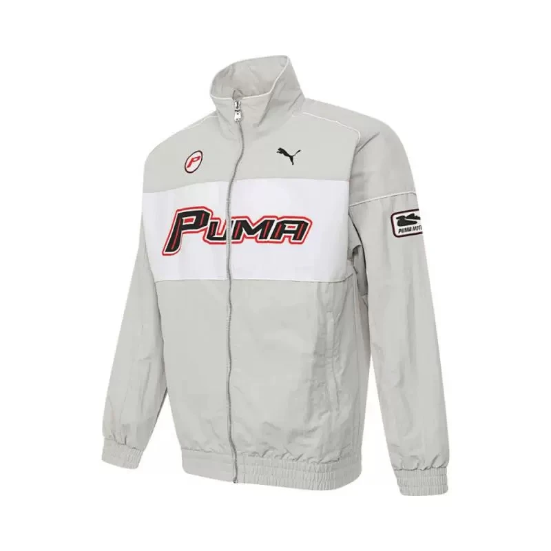 【滔搏联动】PUMA 运动生活防风透气宽松立领夹克 63180161
