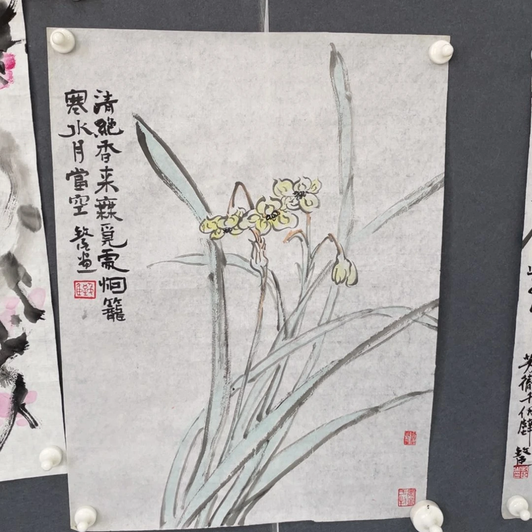 国画李致臣老师绘画