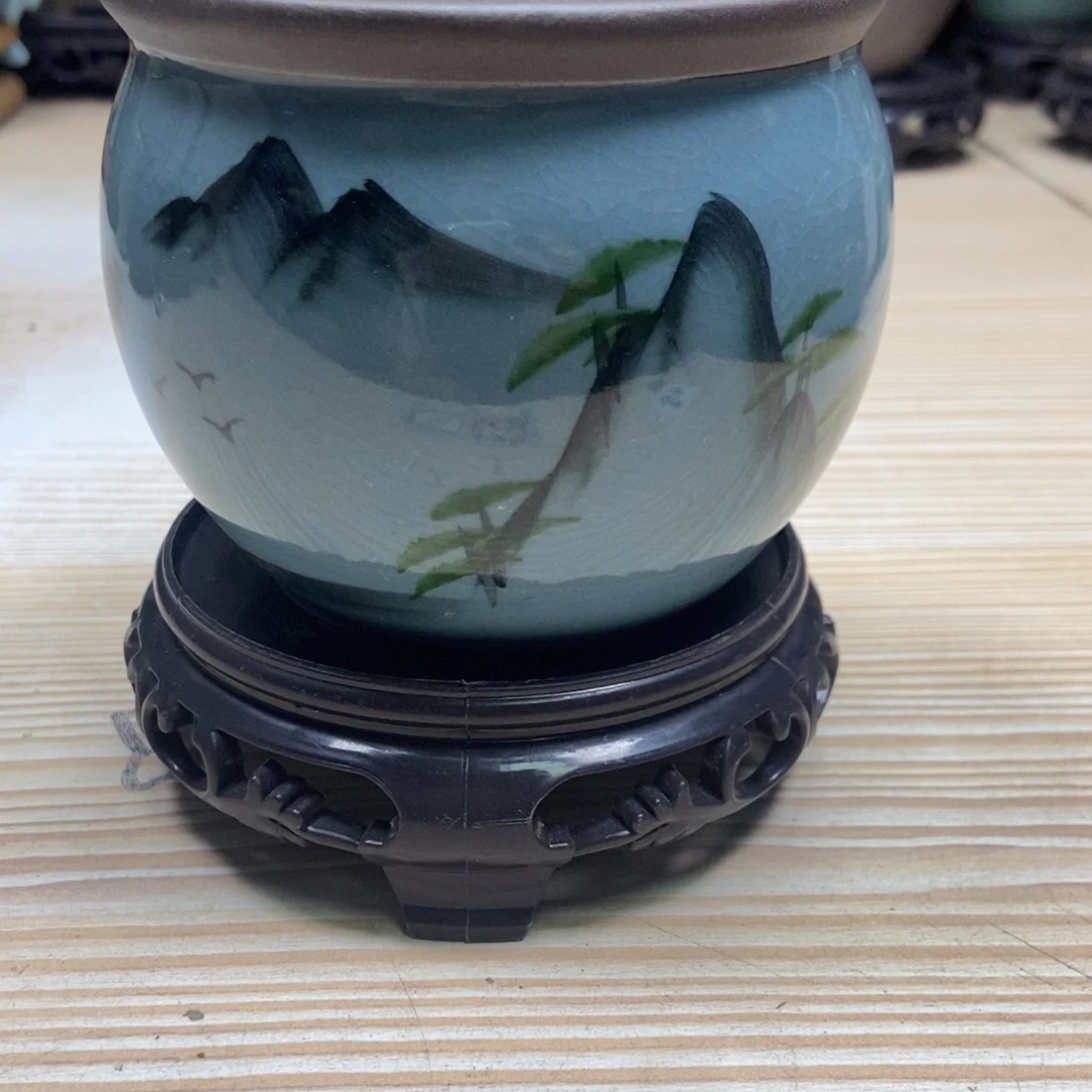 瓷片陶瓷花盆陶瓷艺术