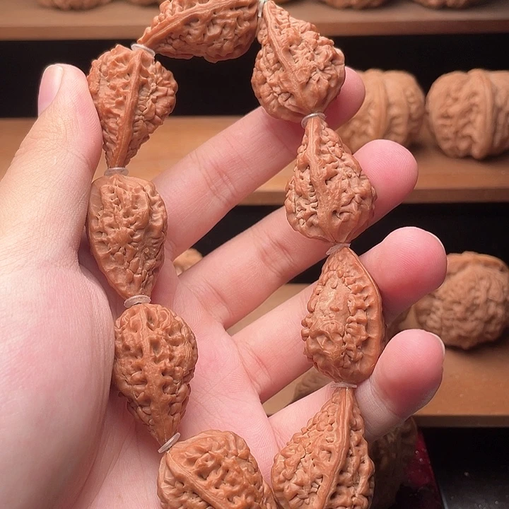 吊坠文玩核桃21头货毕业麒麟角