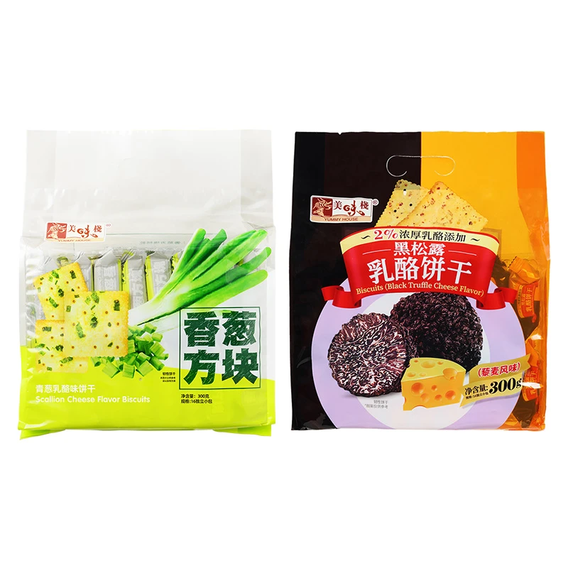 【香港直播】美味栈黑松露乳酪芝士饼干300g*3代餐办公室零食