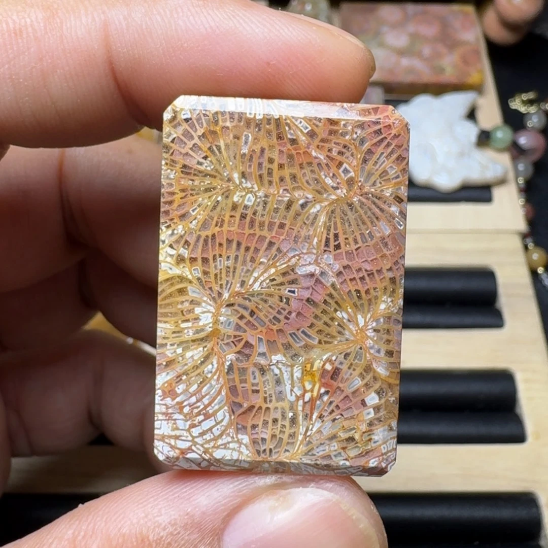 硅化玉未镶嵌纯天然色有机玉石保真色