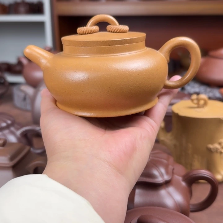 茶壶紫砂半手工大蕴双圈