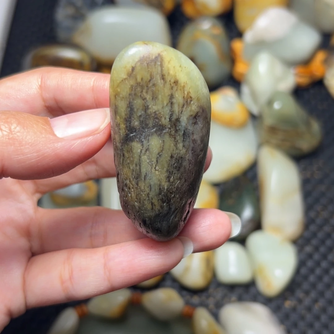 和田玉未镶嵌挂件14