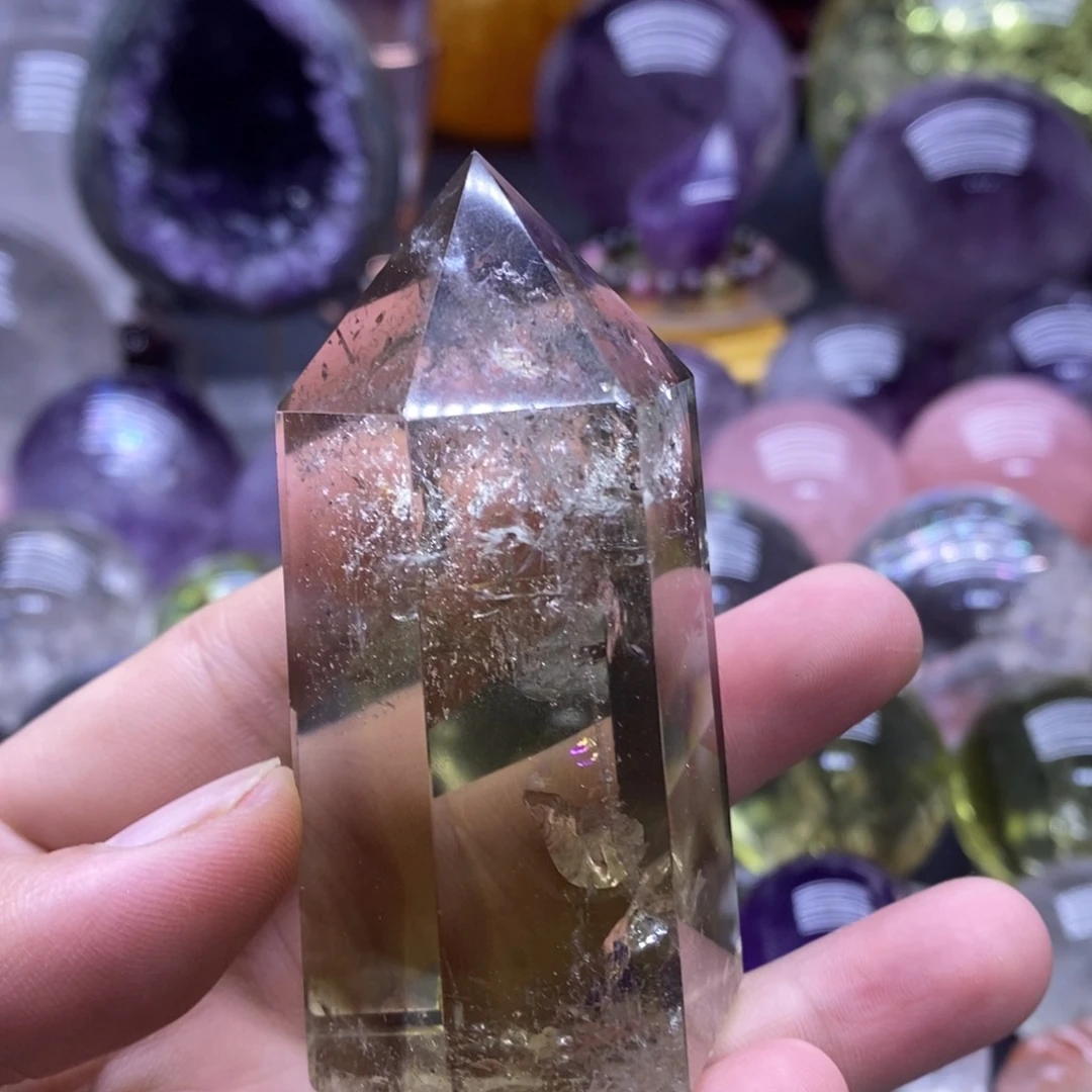 未镶嵌珠宝半成品水晶5013黄水晶