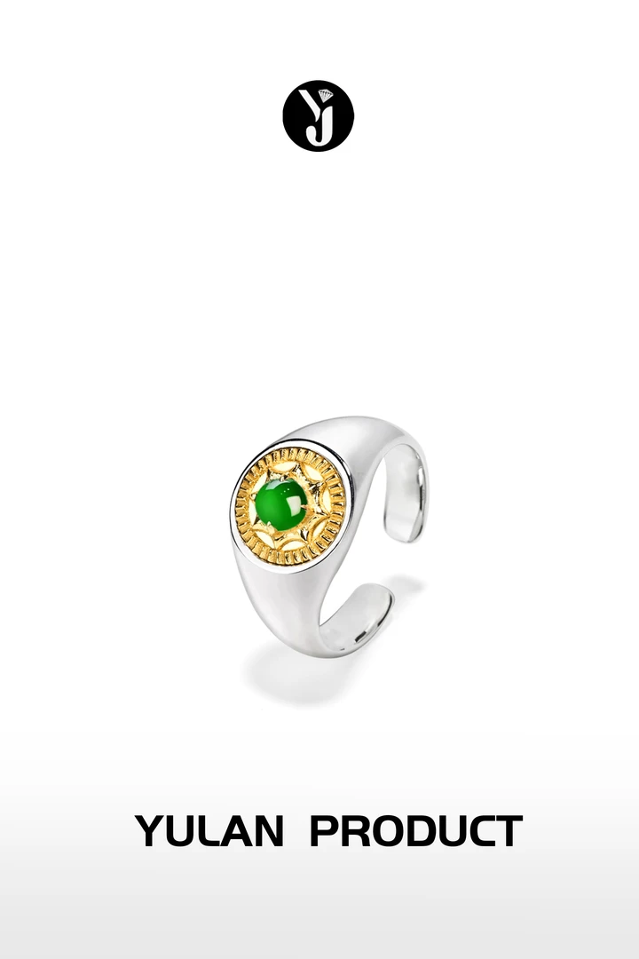 钰澜文玩2024-【初醒】系列-向生2.0-印章戒指-开口可调