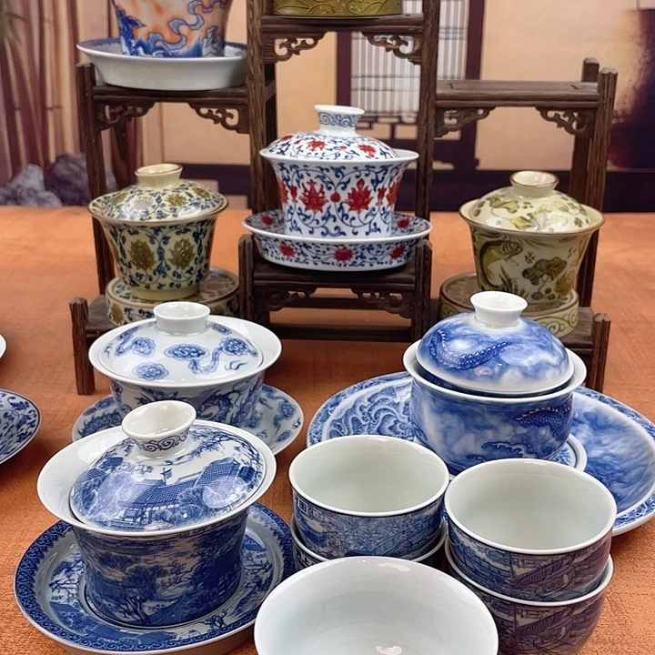 摆件清明上河图七件套