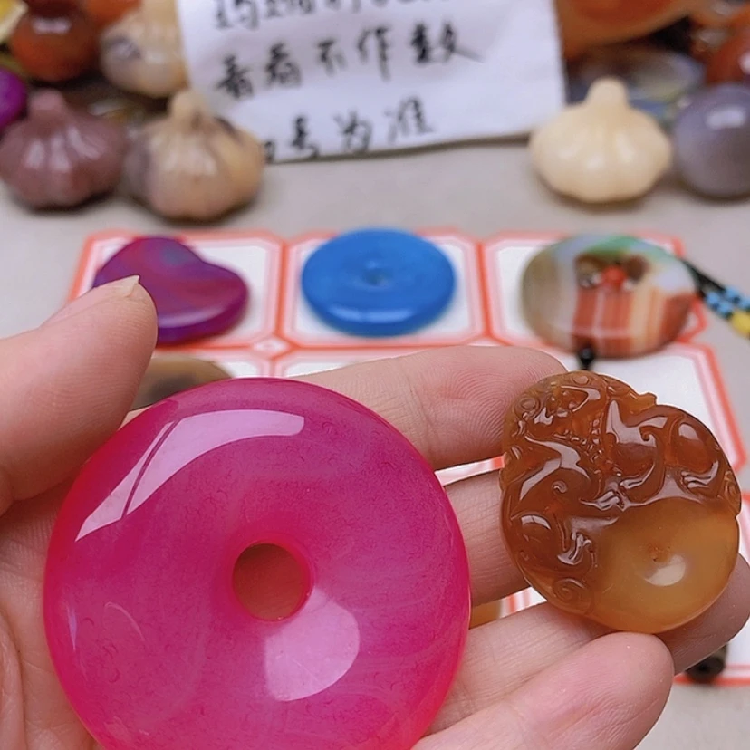 【闪购商品】未镶嵌玛瑙/玉髓珠宝半成品精*