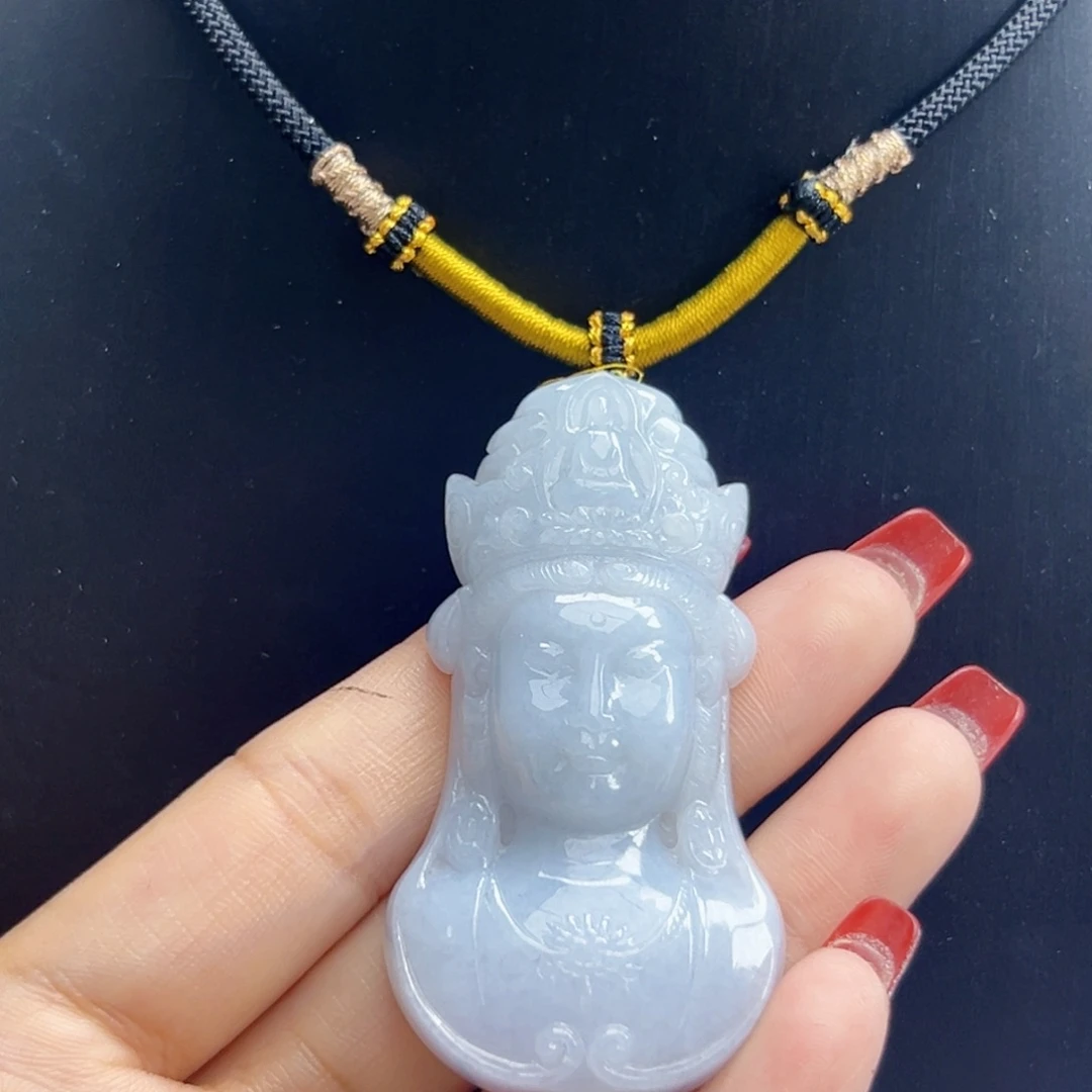 翡翠未镶嵌颈饰天然