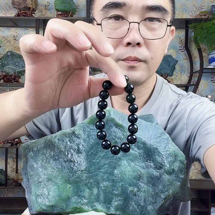海***朵蛇纹石玉未镶嵌原料