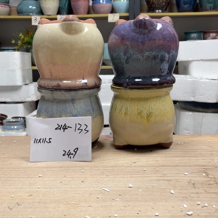 紫砂花盆多肉花盆微瑕133