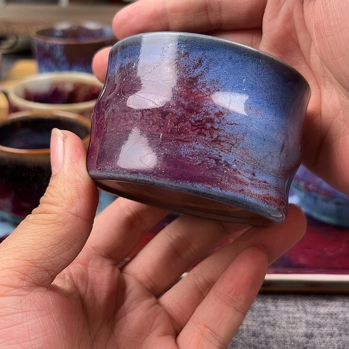坚****怕钧窑茶器作品钧瓷