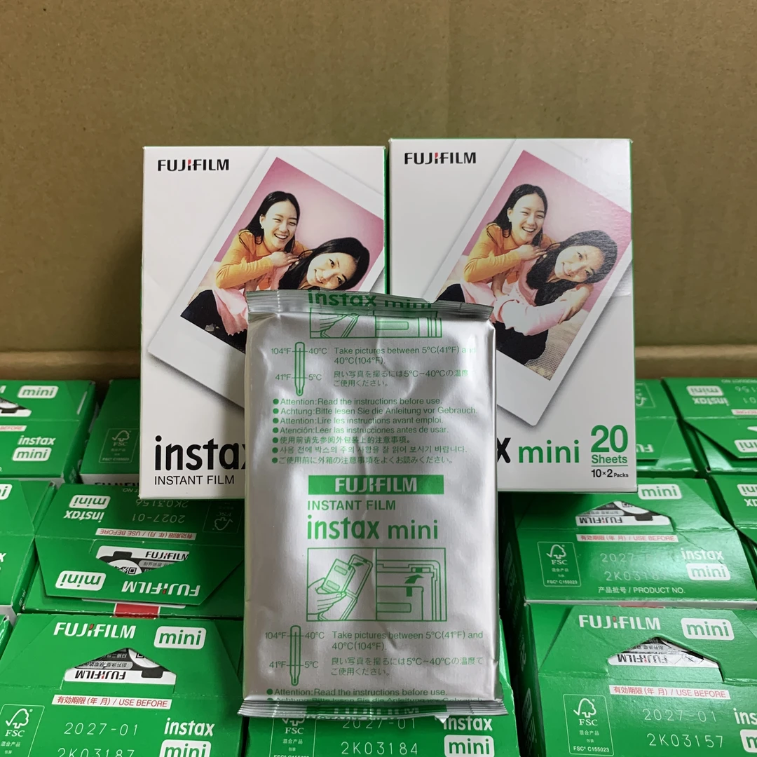 拍立得三寸白边相纸适用于mini型号通用10张锡纸装