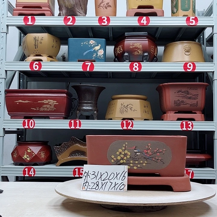 紫砂花盆紫砂花盆