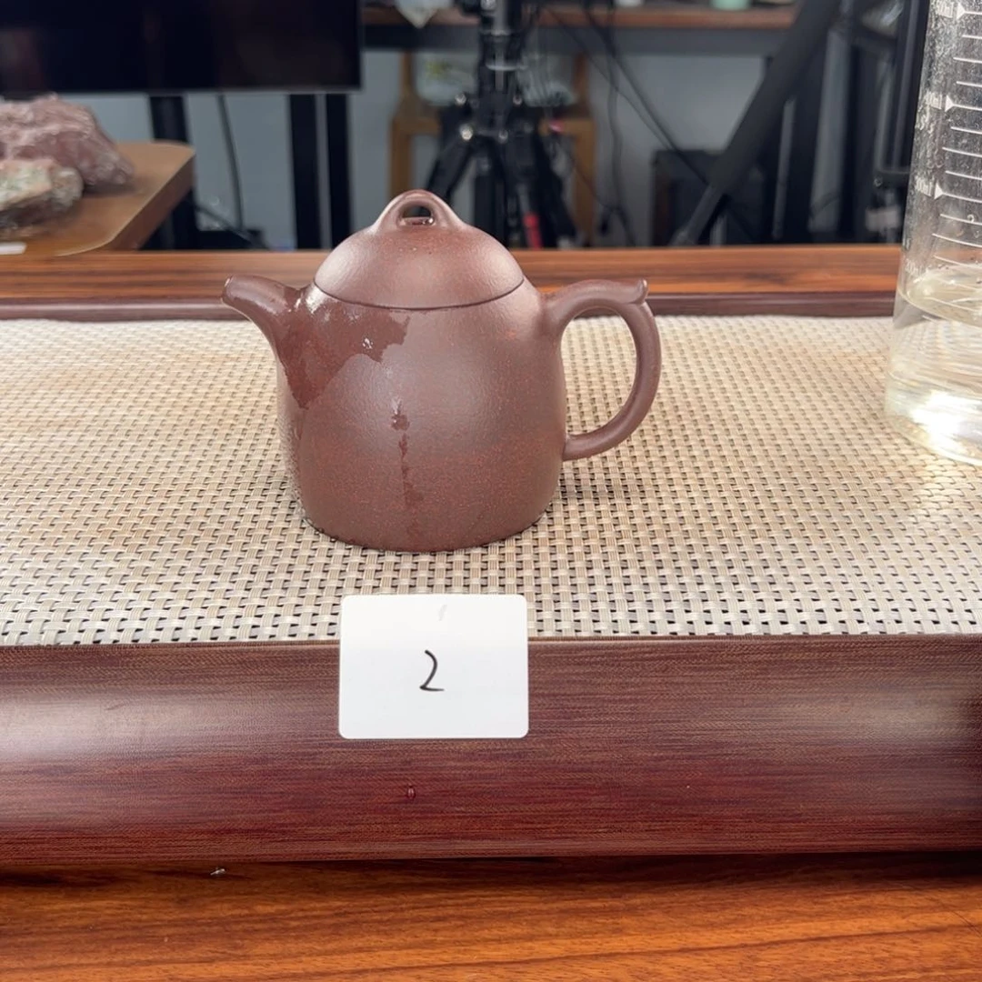 紫砂茶壶微瑕 2.6-2 深井黑紫秦权 160