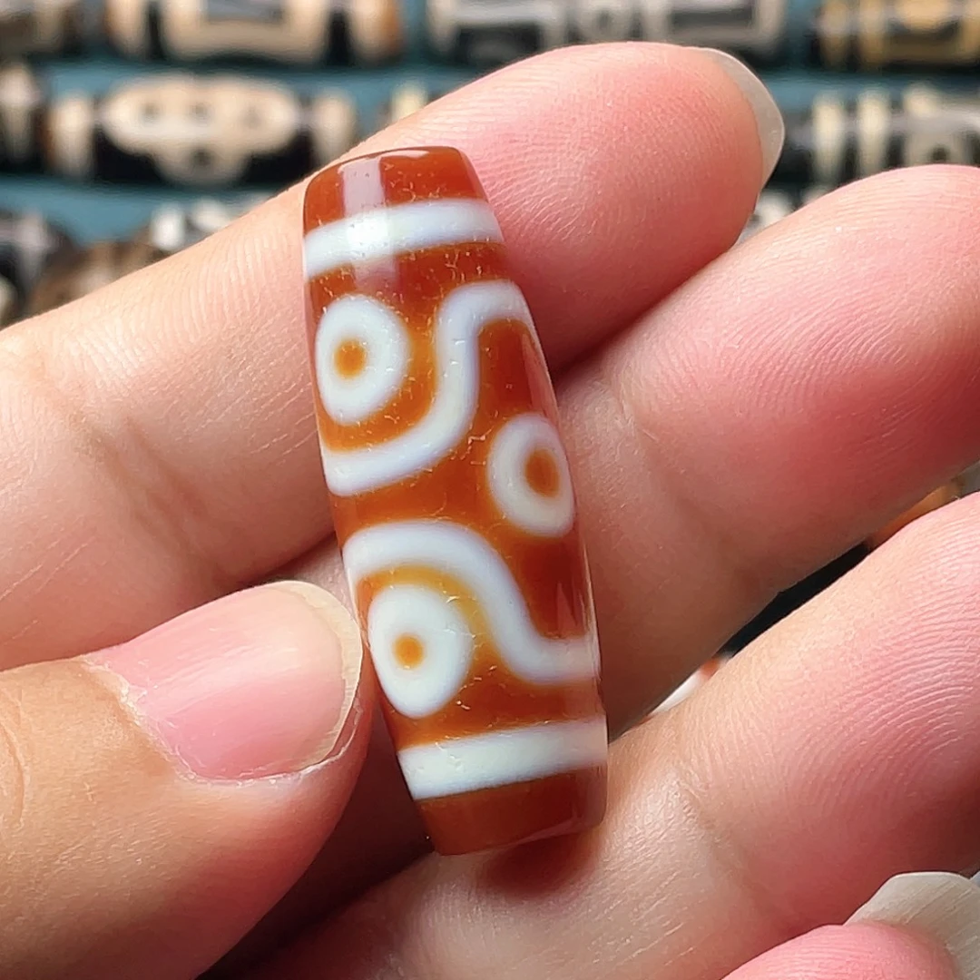 玛瑙/玉髓未镶嵌颈饰红肉十字六