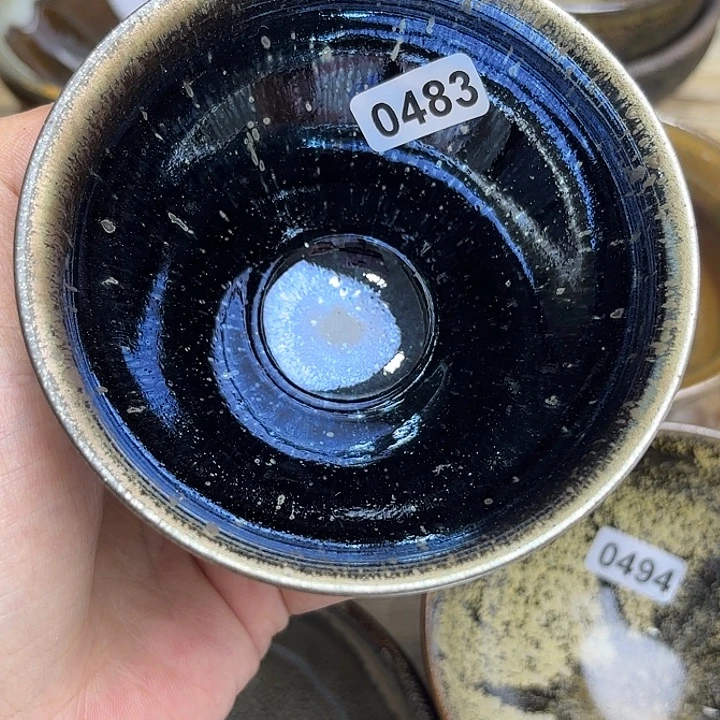 茶盏沐雨茶器柴烧主人杯