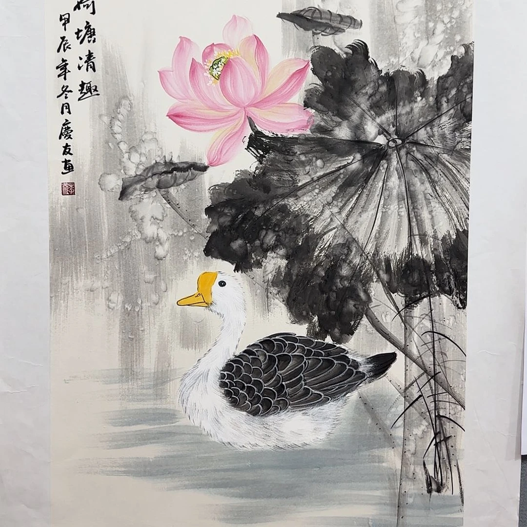 国画国画李庆友精品国画