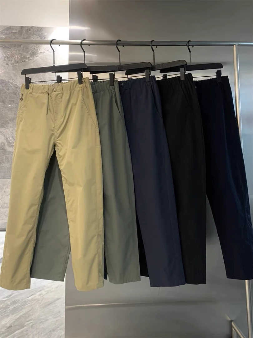 日系暗格纹工装裤户外机能休闲裤百搭锥形裤长裤徒步登山裤冲锋裤