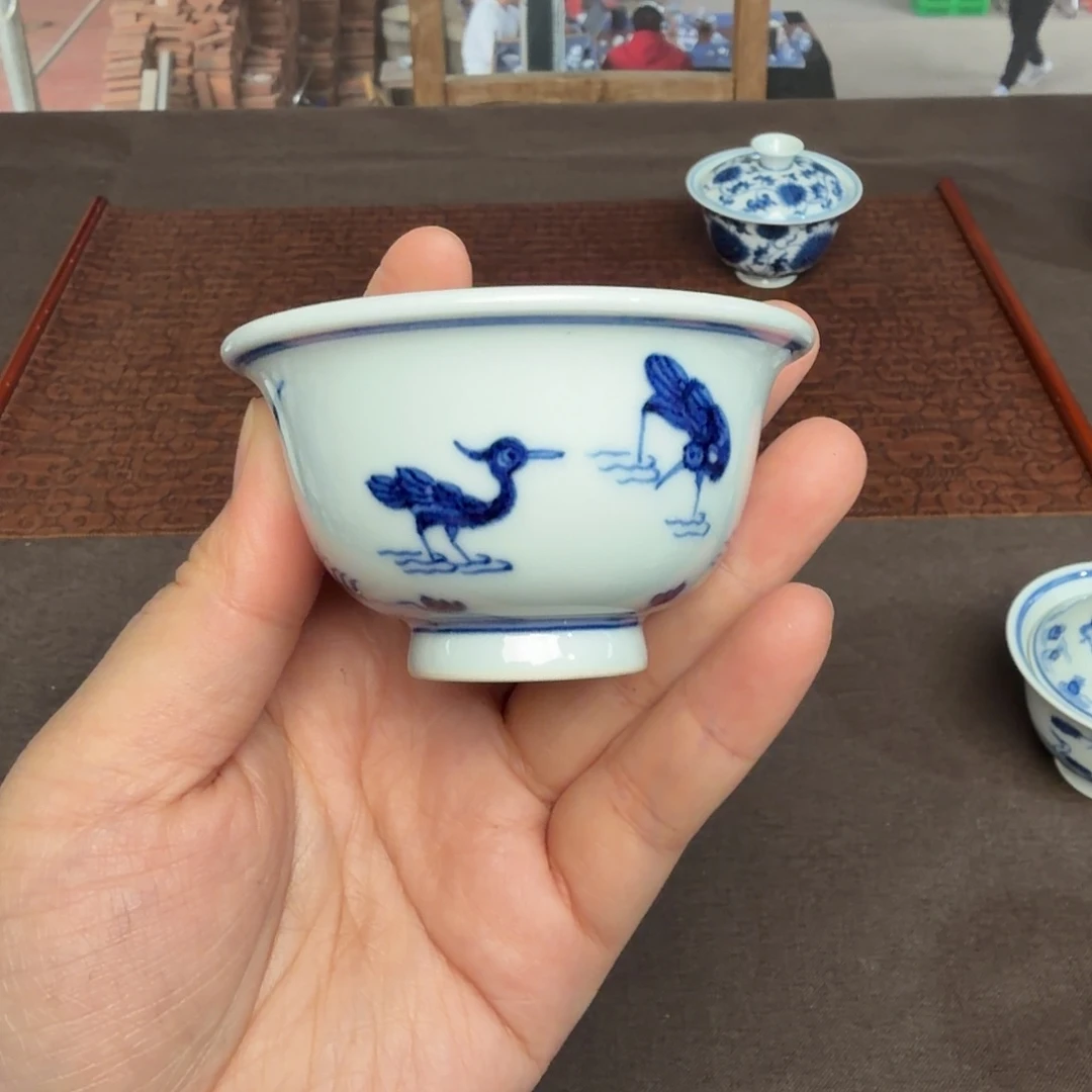 瓷片青花福利大卖中大包有