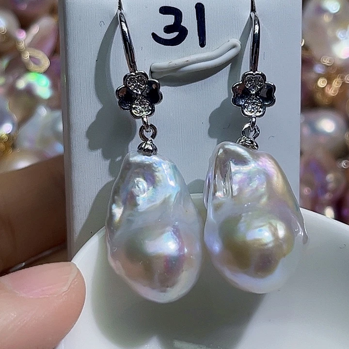 未镶嵌耳饰淡水珍珠