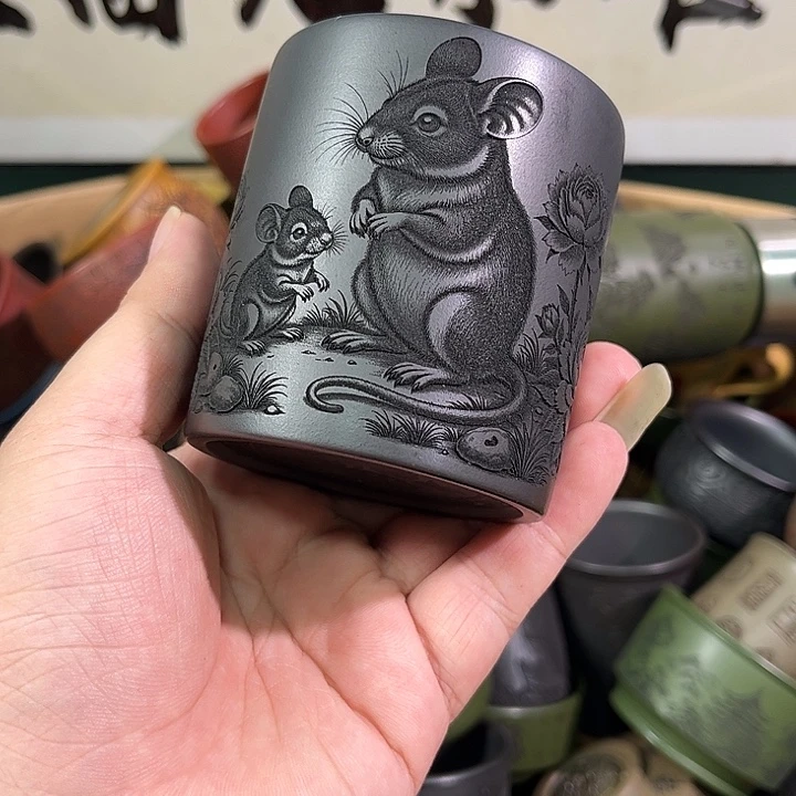 茶杯紫砂全手工紫砂主人杯