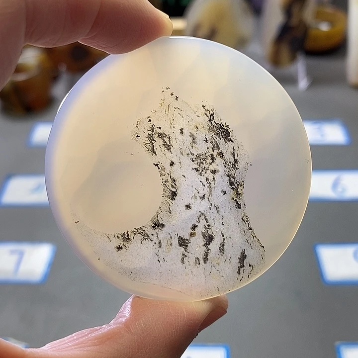 玛瑙/玉髓未镶嵌珠宝半成品1有扣