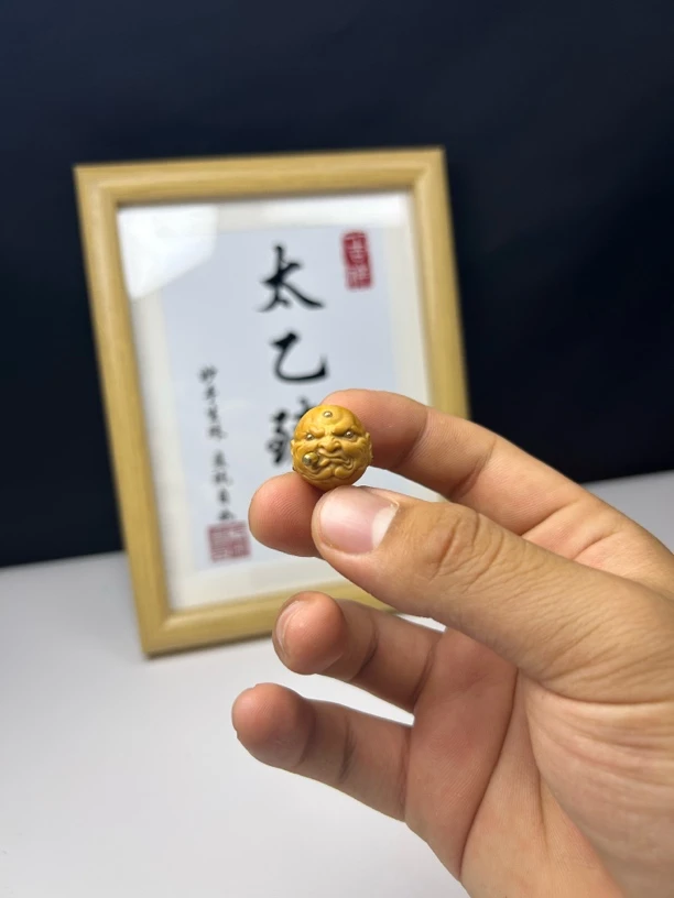 猴头核桃雕刻单颗文玩精工大尺寸收藏品烟鬼题材