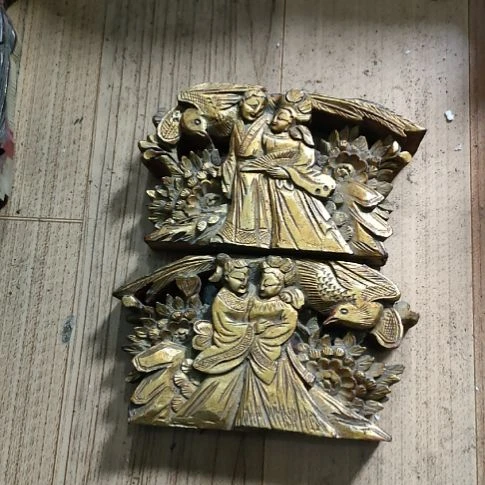 香樟木环*香樟木雕工艺品