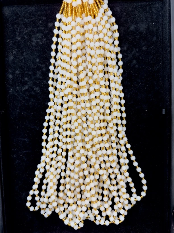 蛇纹石玉珠链圆珠2号