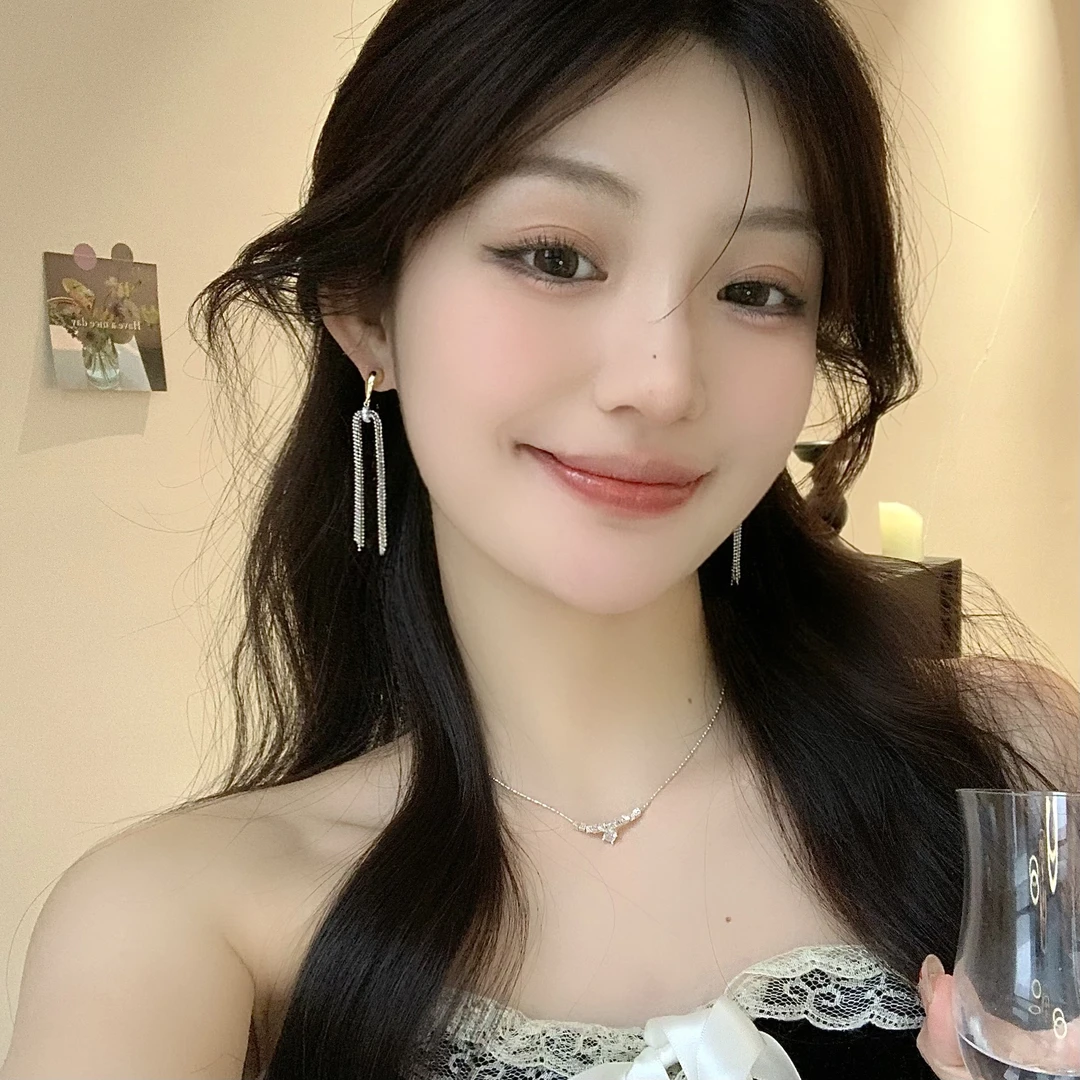 FULL GIRLISH耳环00141复古小众简约流苏个性耳环