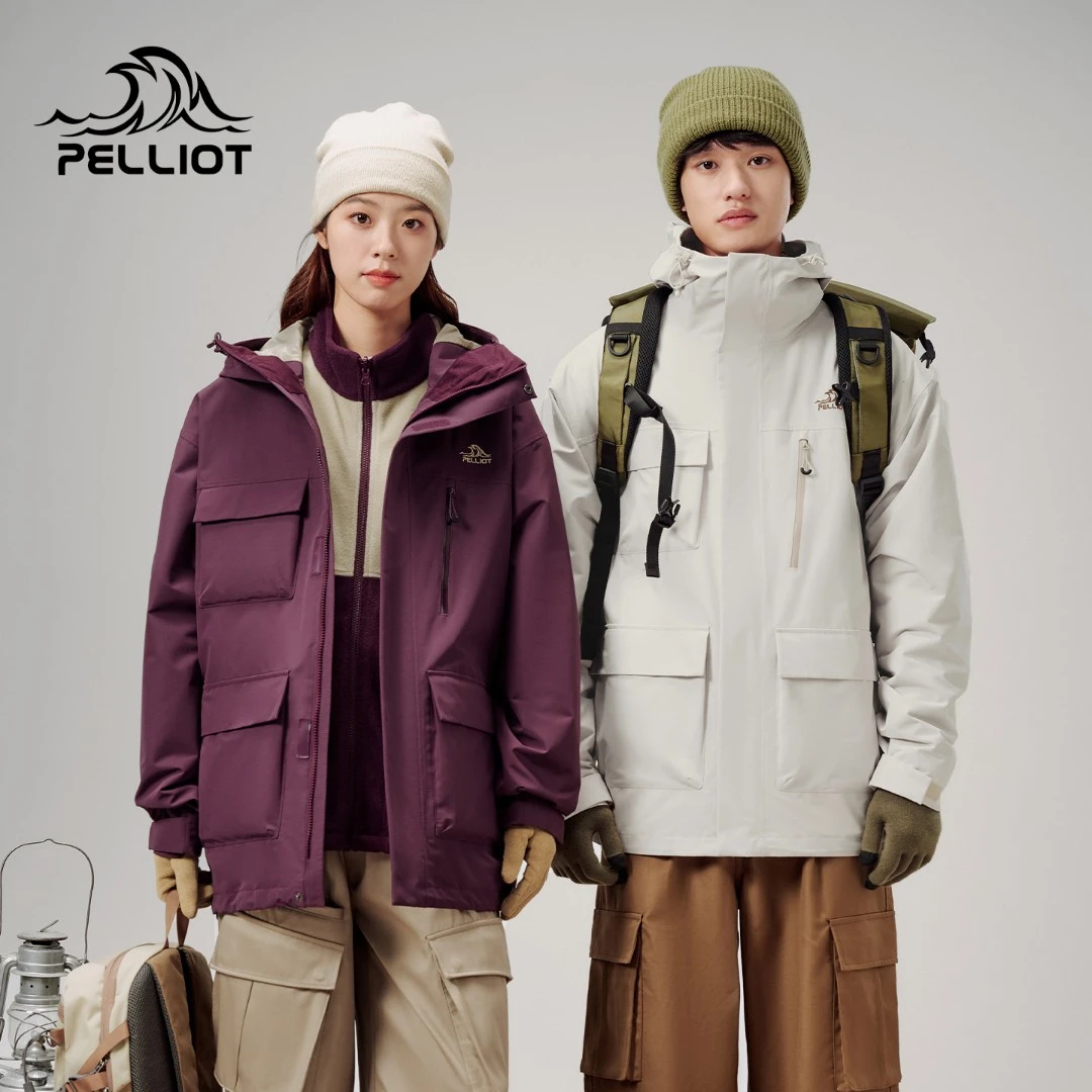 山系伯希和三合一人生冲锋衣户外摇粒绒男女同款抓绒防水保暖外套