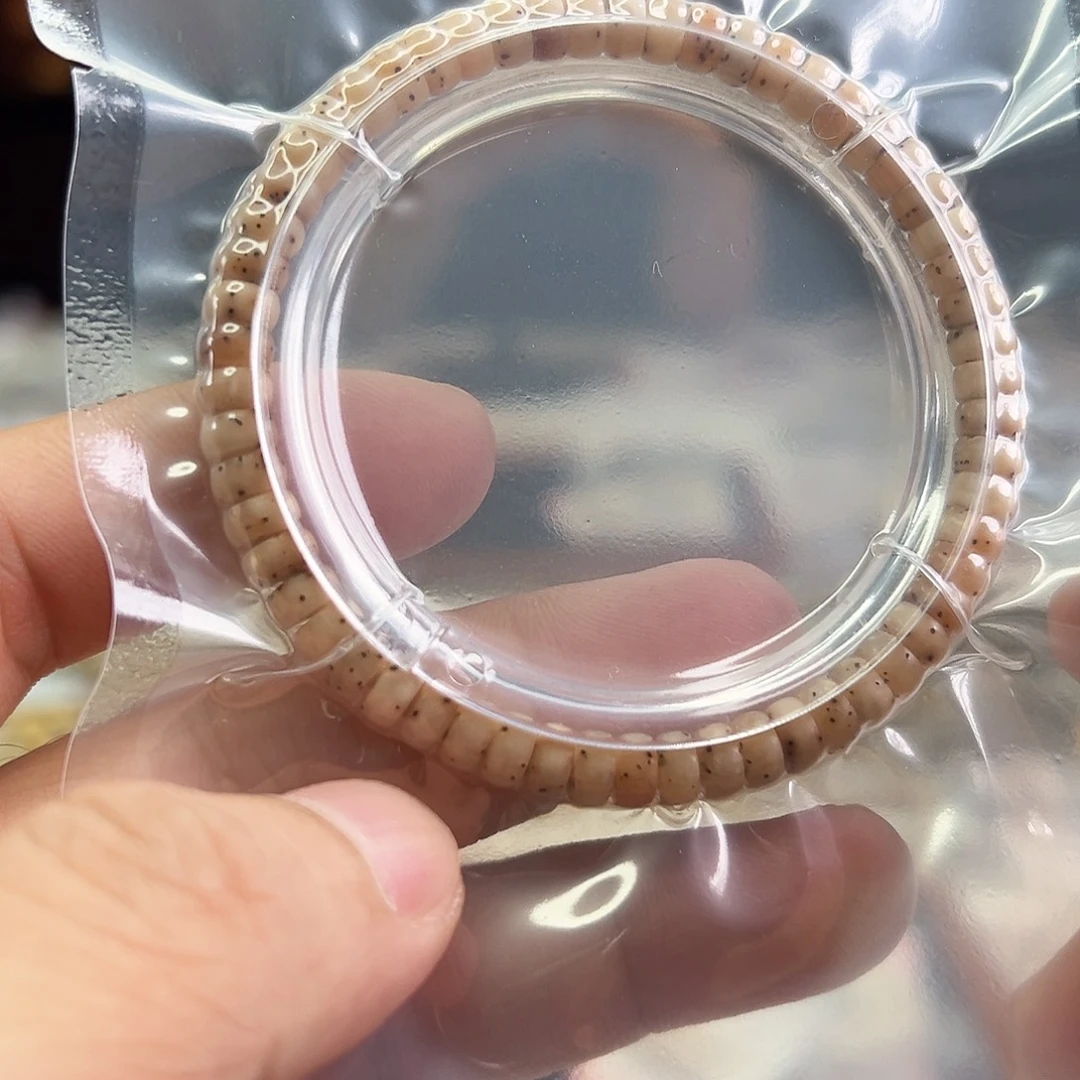 星月菩提手串6*3全玉化火烧云 数星星