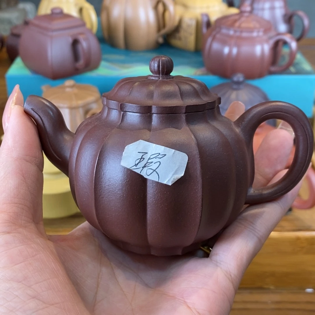 顺***然茶壶紫砂原矿泥料手工壶直播间