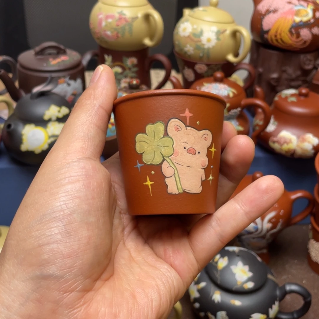 茶杯紫砂紫砂主人杯80cc