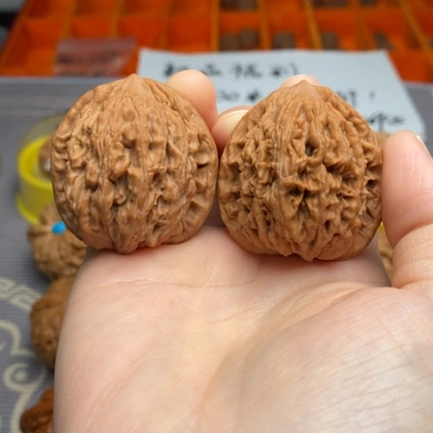 把件文玩核桃39虎头