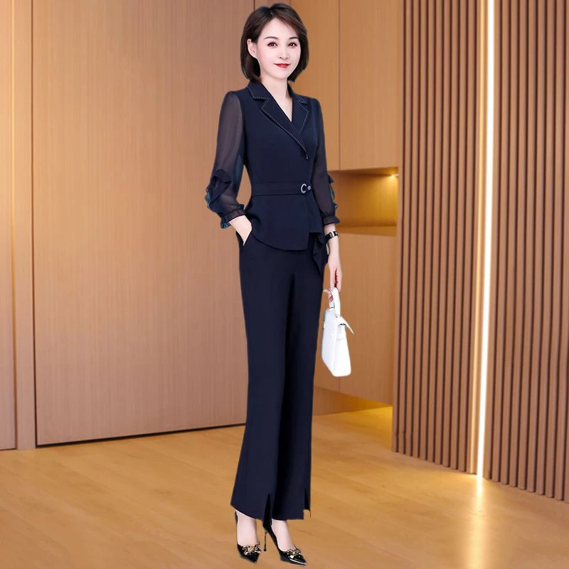 小香风套装女2025新款爆款开春轻奢高级感贵夫人品牌妈妈两件套夏