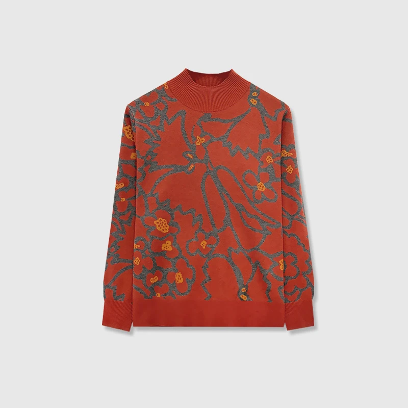 [DTS4]花海新品女士宽松毛衫气质上衣时尚休闲女装4ZS01251127