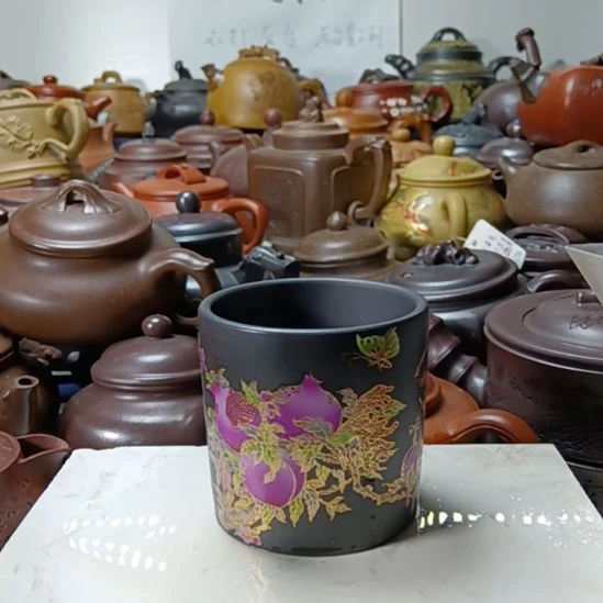 紫砂茶壶宜兴原矿磺150cc紫砂壶