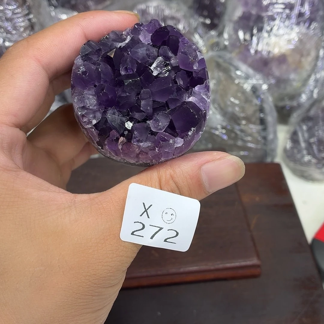 未镶嵌摆件紫晶水晶