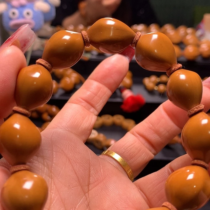 山***夫手串/手链橄榄核三花手串