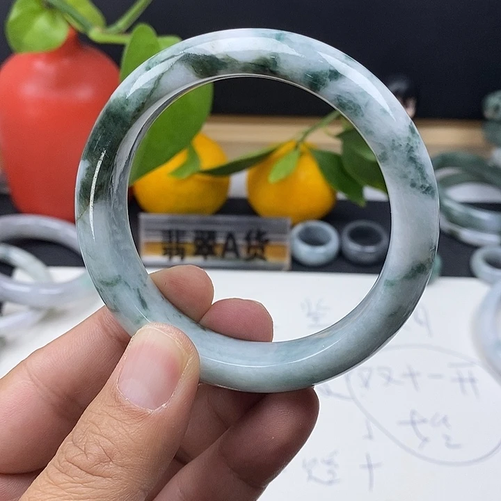 翡翠未镶嵌手镯58.8