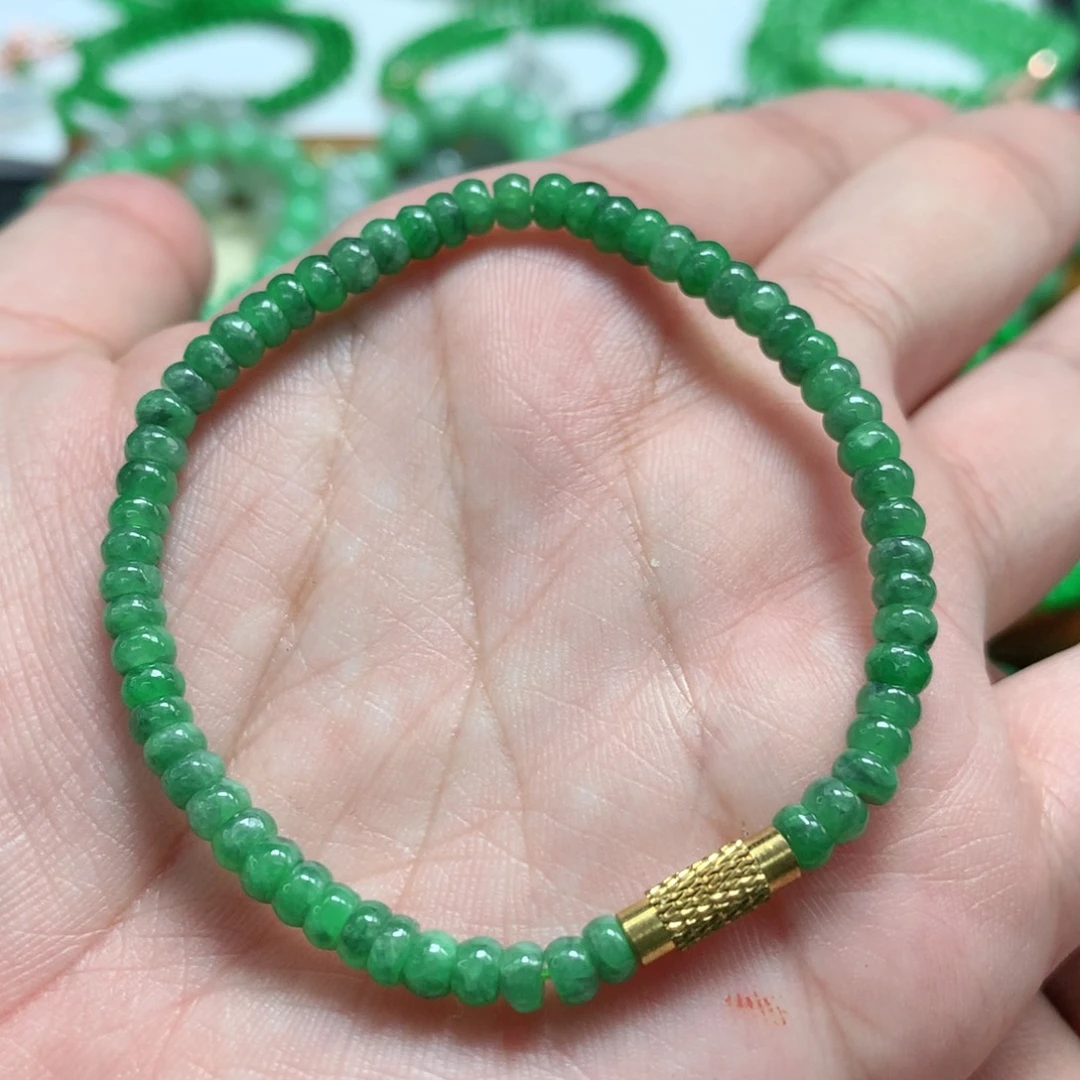 未镶嵌手链翡翠翡翠