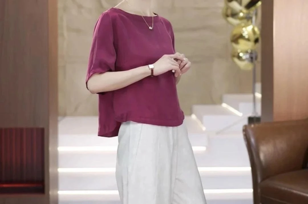 2025新款圆领夏季衬衫夏季禅意风休闲小衫小衫显瘦百搭古风D