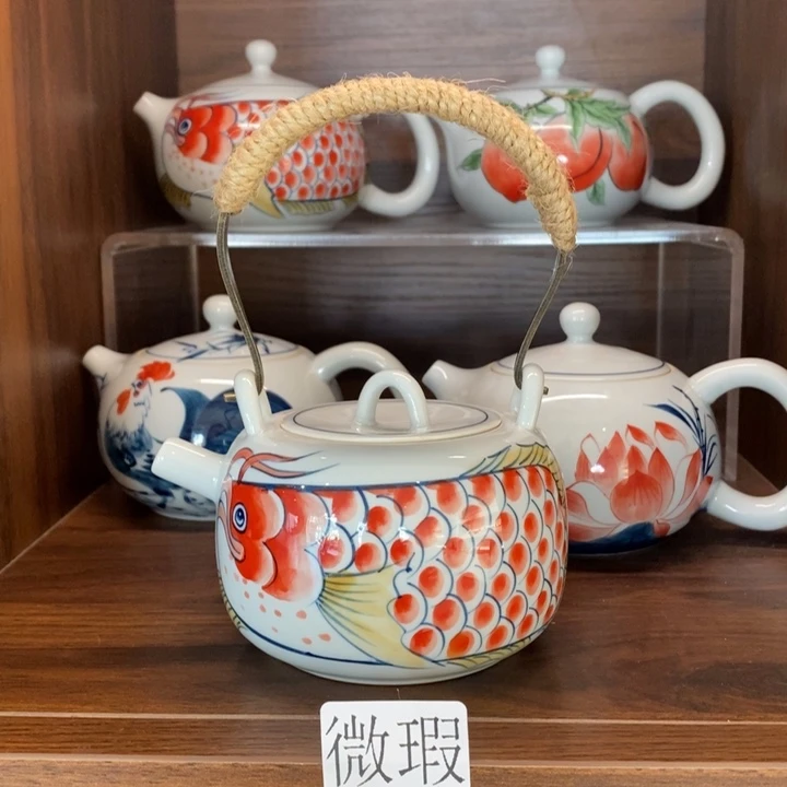 釉下老陶泥手工绘制