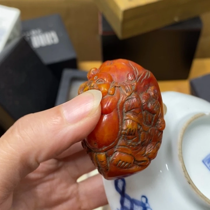 瓷片中古工艺品一件