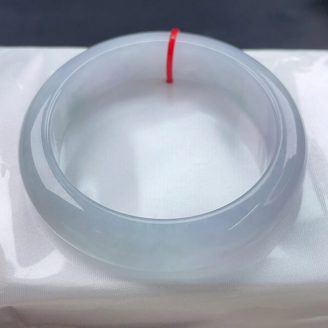 翡翠未镶嵌手镯55正圈