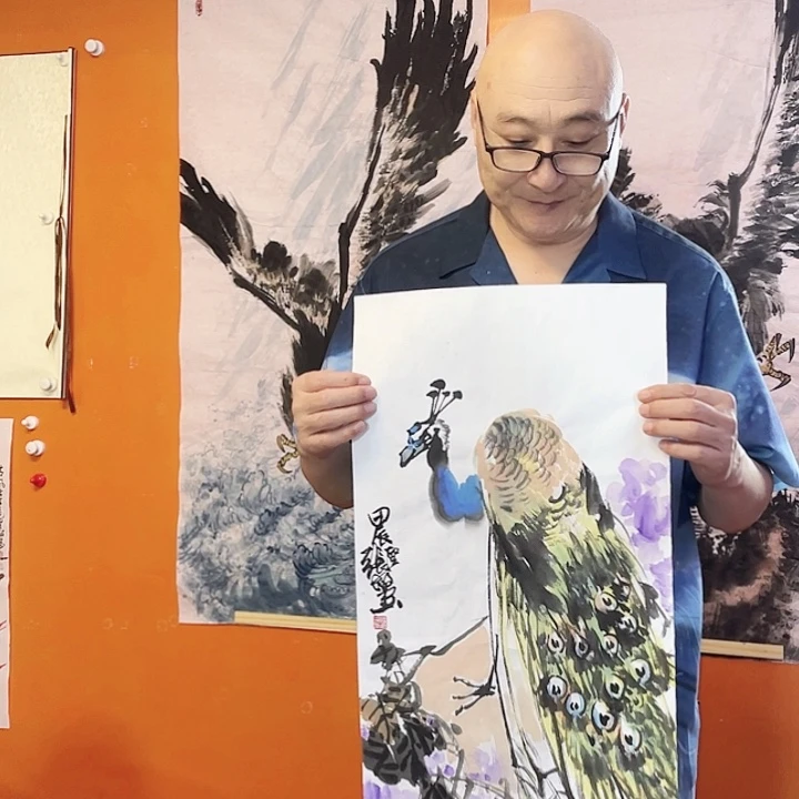 国画张圣敏先生纯手绘作品